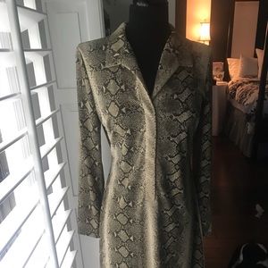 Donna Rico snakeskin look dress